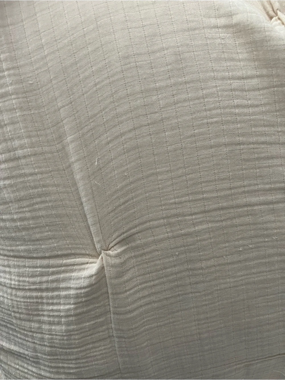 Pottery Barn- Set of 2  - 26x26 Euro Gauze Cotton /Polyester Batting. Two toned!